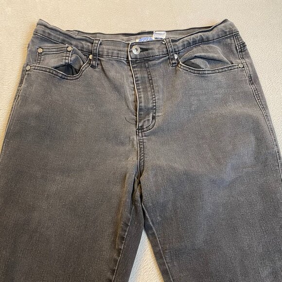 Diana Gillman Womans Jeans 14 Mid-Rise Slim Fit Embellished Pocket Detail - Picture 8 of 16